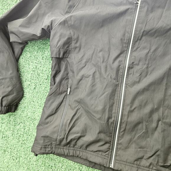 ASICS Women’s Full Zip Lightweight Wind Breaker Jacket Hooded, Sizes M, Black - Picture 3 of 12